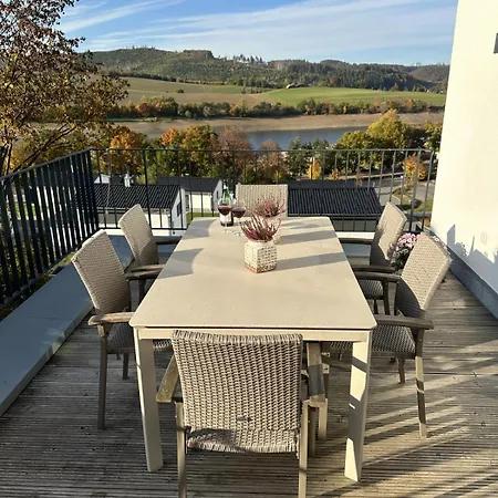 Heimathafen Diemelsee - Luxusferienhaus Diemelsee 6 Personen Mit Sauna, Dachterrasse Und Garten Ferienhaus