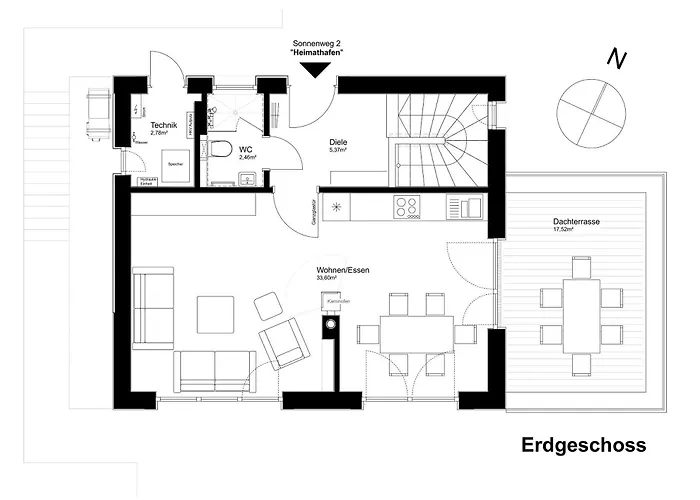 Сasa de vacaciones Heimathafen Diemelsee - Luxusferienhaus Diemelsee 6 Personen Mit Sauna, Dachterrasse Und Garten