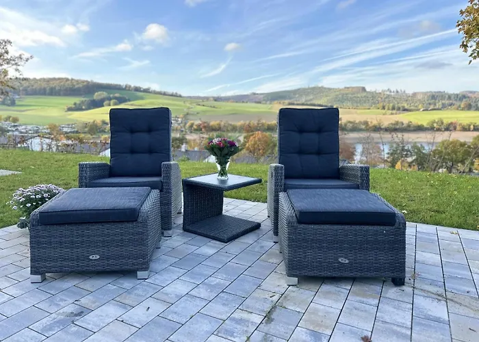 Heimathafen Diemelsee - Luxusferienhaus Diemelsee 6 Personen Mit Sauna, Dachterrasse Und Garten Сasa de vacaciones Heringhausen