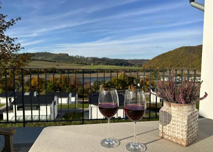 Сasa de vacaciones Heimathafen Diemelsee - Luxusferienhaus Diemelsee 6 Personen Mit Sauna, Dachterrasse Und Garten Heringhausen