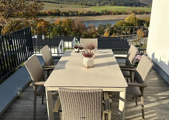 Heimathafen Diemelsee - Luxusferienhaus Diemelsee 6 Personen Mit Sauna, Dachterrasse Und Garten