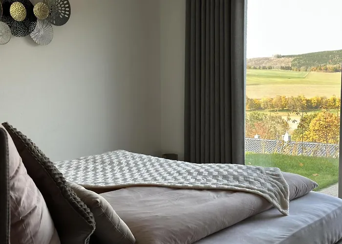 Сasa de vacaciones Heimathafen Diemelsee - Luxusferienhaus Diemelsee 6 Personen Mit Sauna, Dachterrasse Und Garten Heringhausen