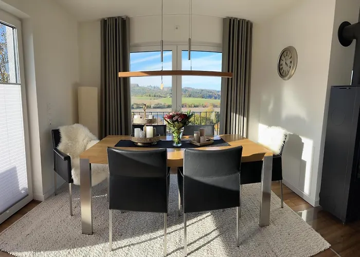 Сasa de vacaciones Heimathafen Diemelsee - Luxusferienhaus Diemelsee 6 Personen Mit Sauna, Dachterrasse Und Garten *